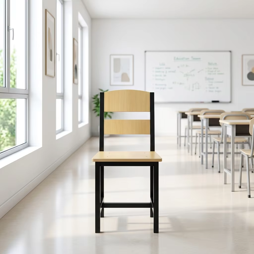 TC0074 Wooden Classroom Teacher Chair factory