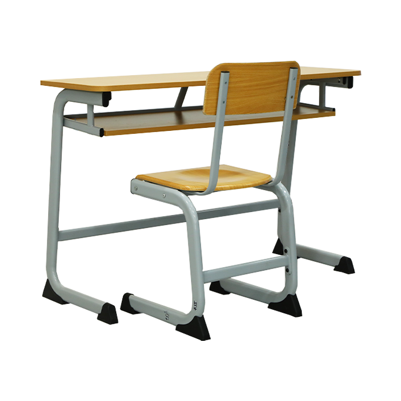 SS0271 Double Student Tables and Chairs Set | Double Classroom Desk And ...