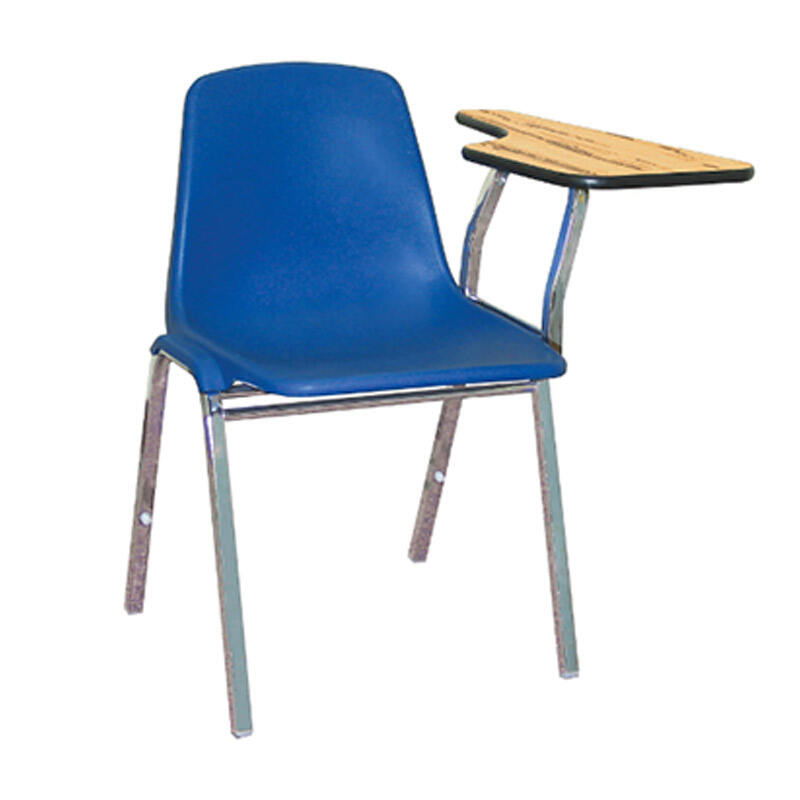Chaise d'élève intermédiaire SW0075 avec accoudoirs intégrant un plateau-tablette
