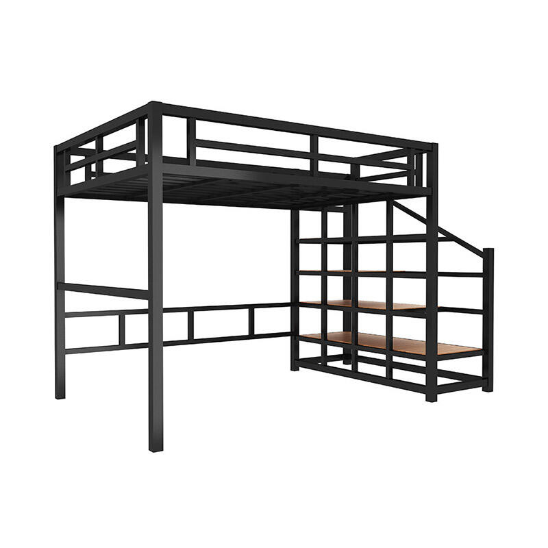 DB0047 Łóżko Nadpodłogowe W Wielkości King Size Ze Schodami