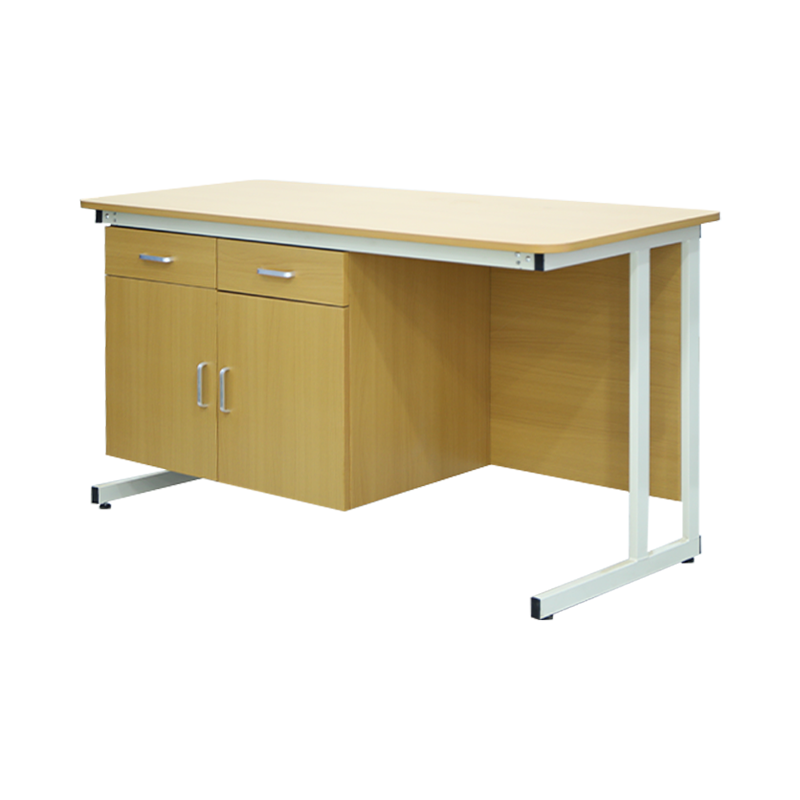 TD0071 Wooden Teacher Table With Two Drawers