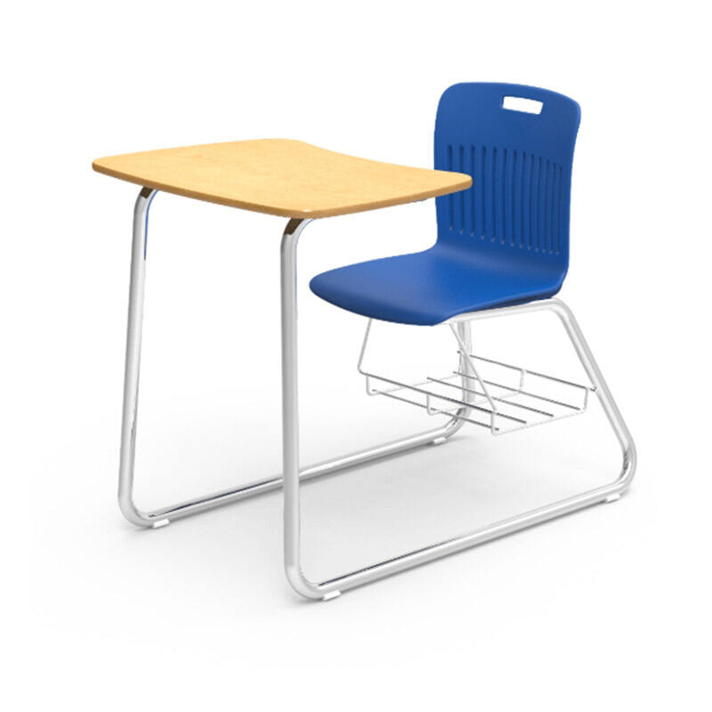 CC0023 Ensemble combiné bureau-chaise avec étagère à livres