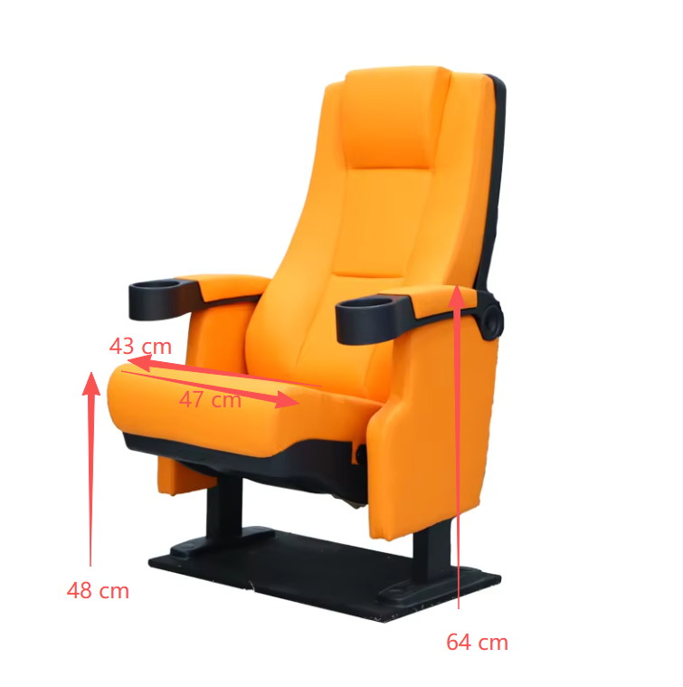 AC0119 Comfortabele zaalstoel voor bioscoop en school