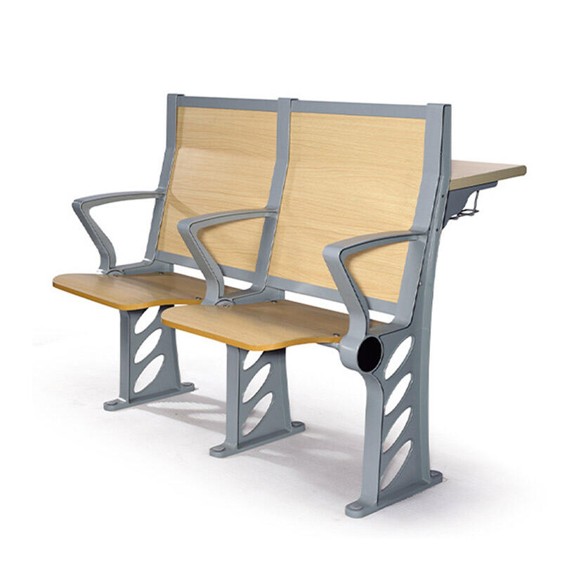 AC0009 College Lecture Hall Desk Chair Step Bench