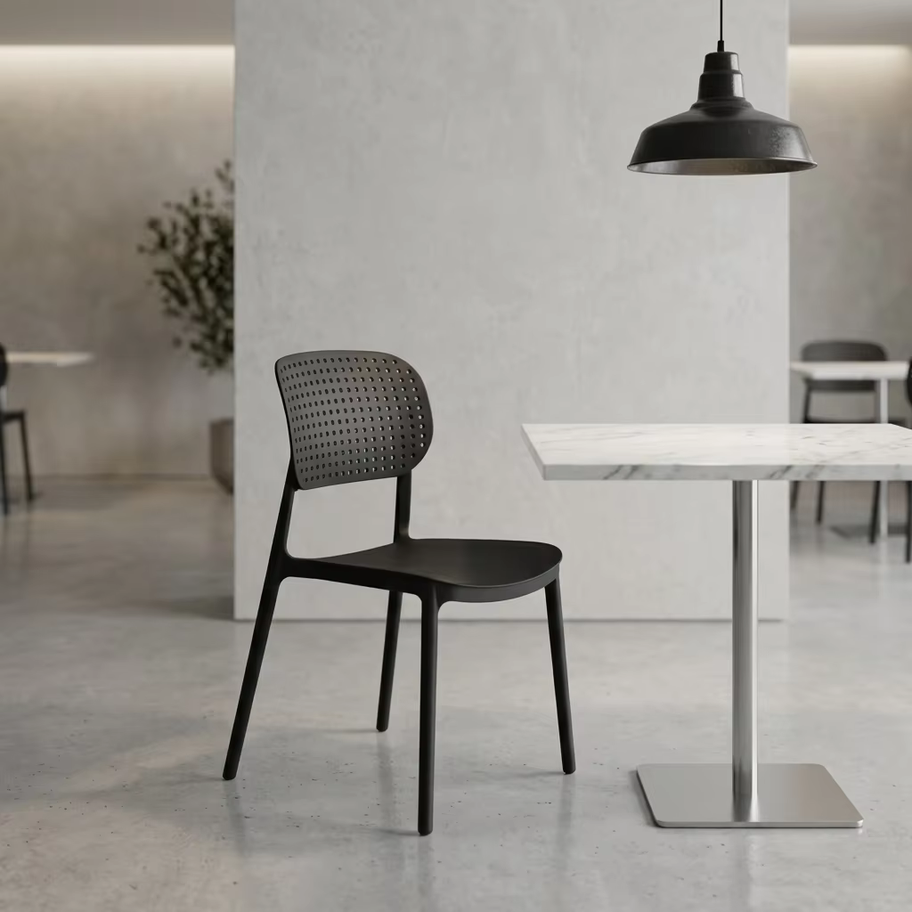 dc0022 pp plastic dining chair-1