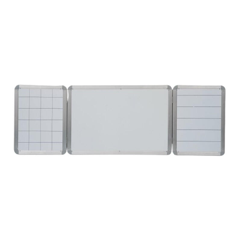 BM0047 Trójelementowa składana magnetyczna tablica biała