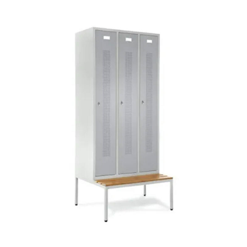 Armoire de rangement métallique avec serrure MC0034 pour salle de sport