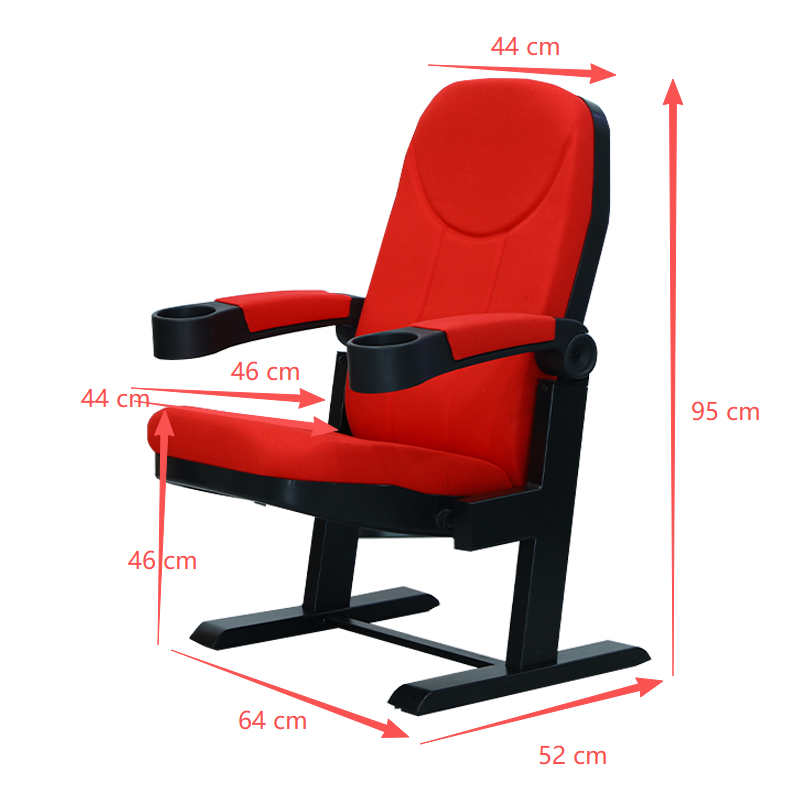 Cadeira de Auditório AC0006-1 com Porta-Copos Flexível