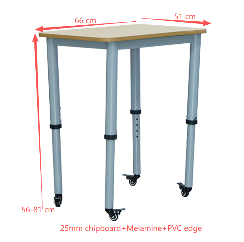 AT0111 Учебна маса за класна стая – трапецовидна активностна маса