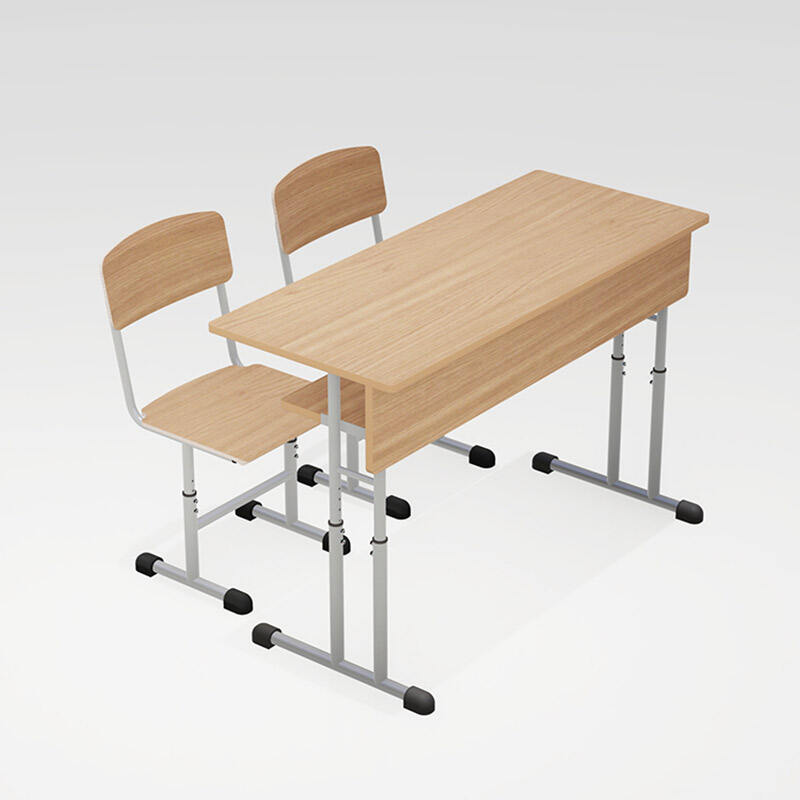 SS0010-1 Drewniane biurko i krzesło