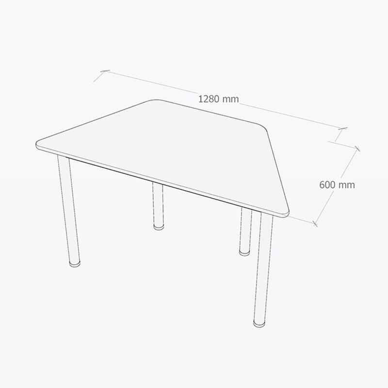 AT0060 Triangular Study Table Student Table | Activity Table