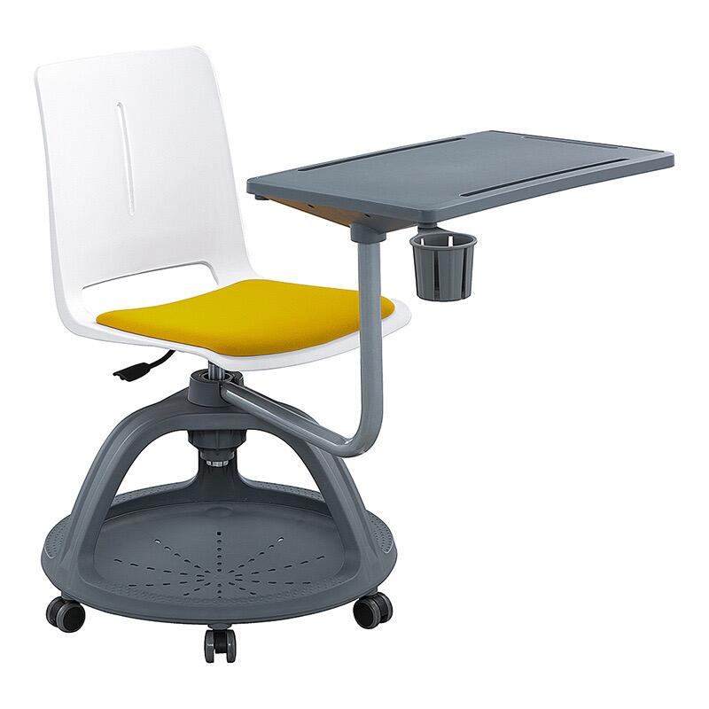 EC0027 Study Training Chair With Writing Pad Swivel Chair | Student Chair