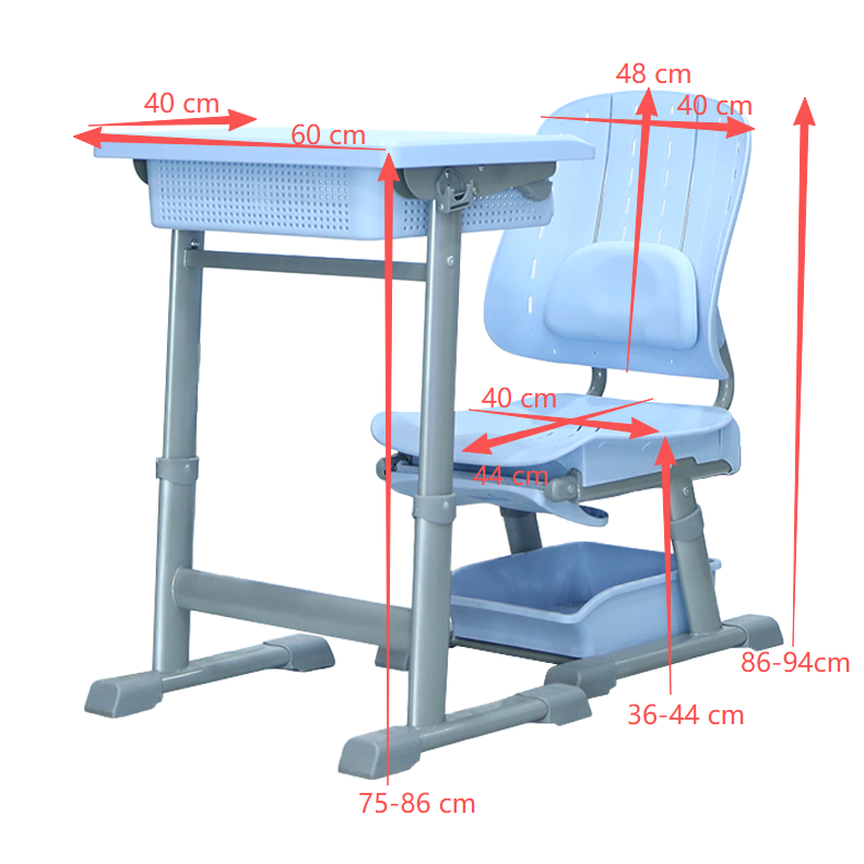 SS0143-1 ကျောင်းသားများအတွက် နေ့လယ်စာချိန် အိပ်စက်နိုင်သည့် စားပွဲနှင့် ထိုင်ခုံအစုံ