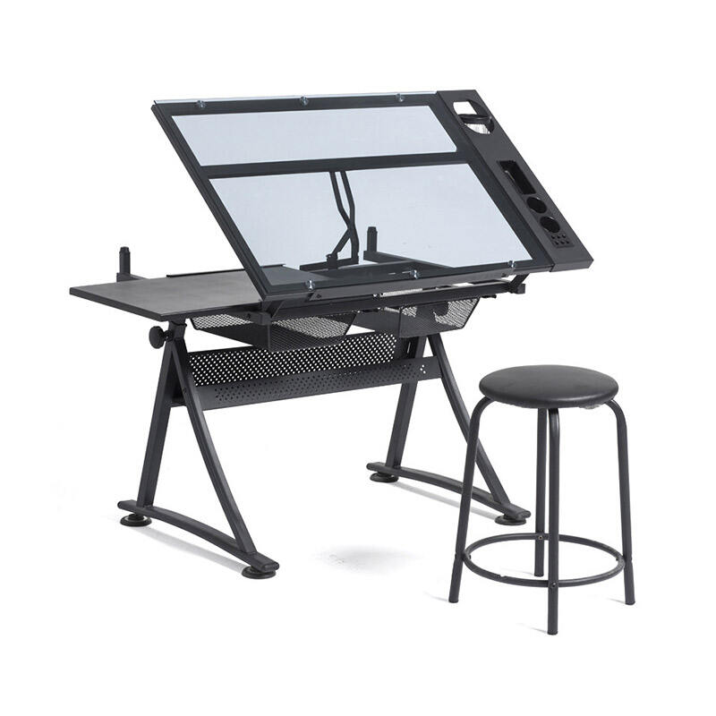 DT0009 Glass Drawing Table