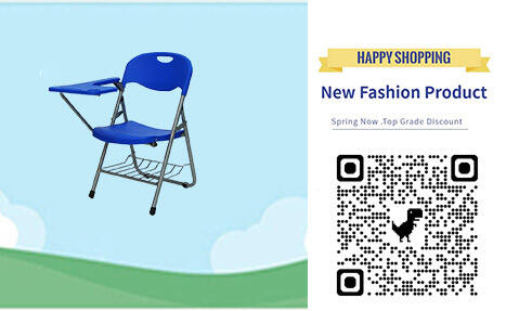 SW0072 Folding Training Chair With Writing Table Pad