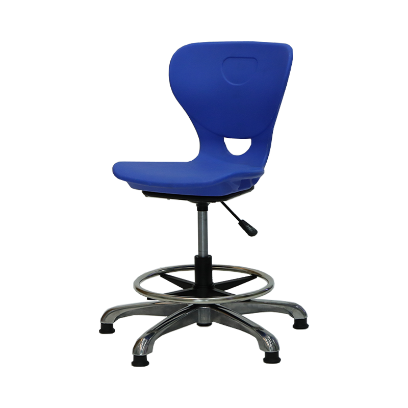Chaise de laboratoire mobile TC0065, tabouret scientifique, chaise d'enseignant