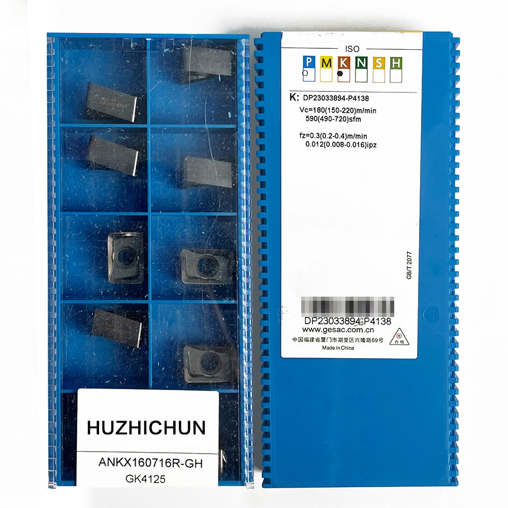 HUAZHICHUN ANKX160716R-GH Carbide Inserts  Milling Inserts Tools  Metal lathe Indexable Cutting Tools