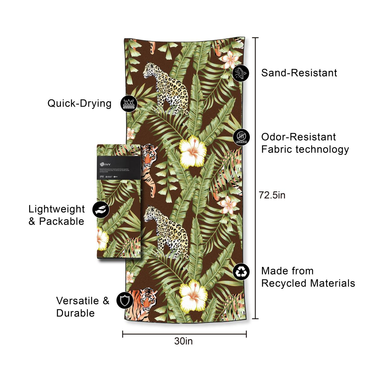 Introducing the Premium Anti-Slip Beach Towel — Denser, Heavier, Engineered for Stability