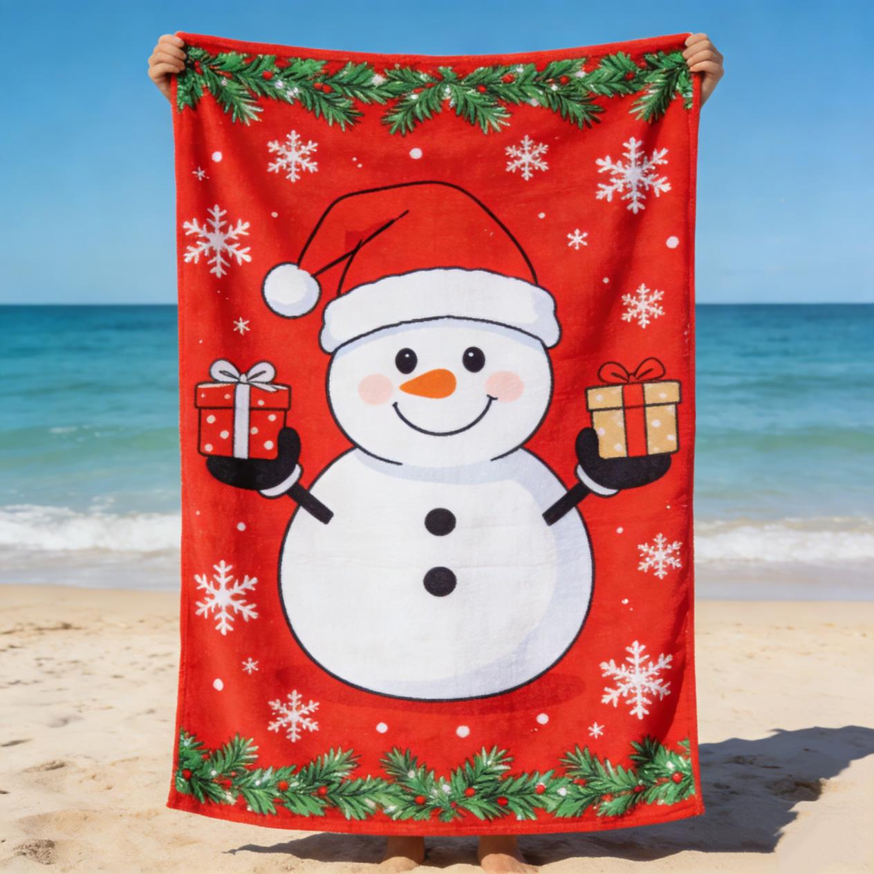 Faites sensation cet hiver : les serviettes de plage personnalisées, le cadeau d'entreprise idéal