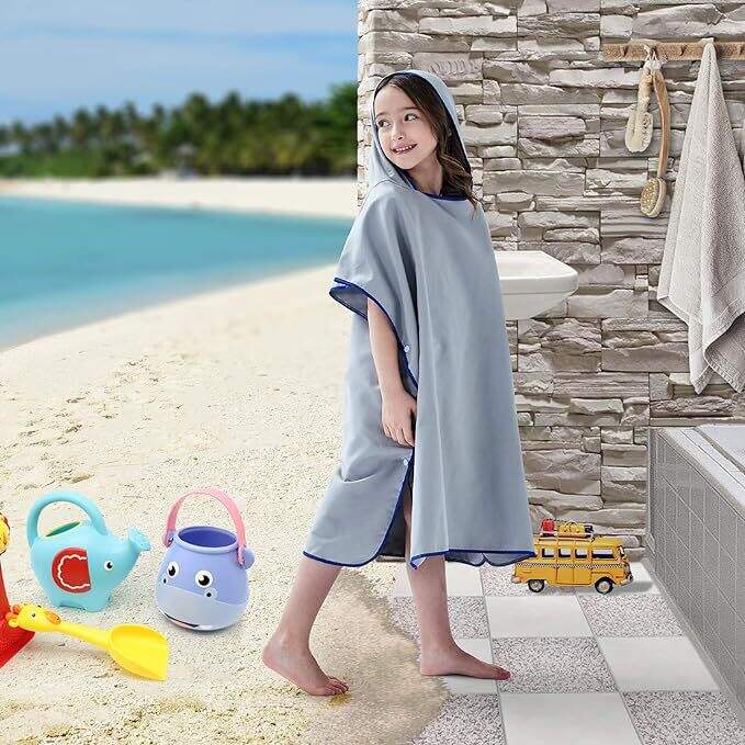 Approvisionnez-vous pour l’été : ponchos de plage pour enfants disponibles dès maintenant chez Wuxi Ivy Textile