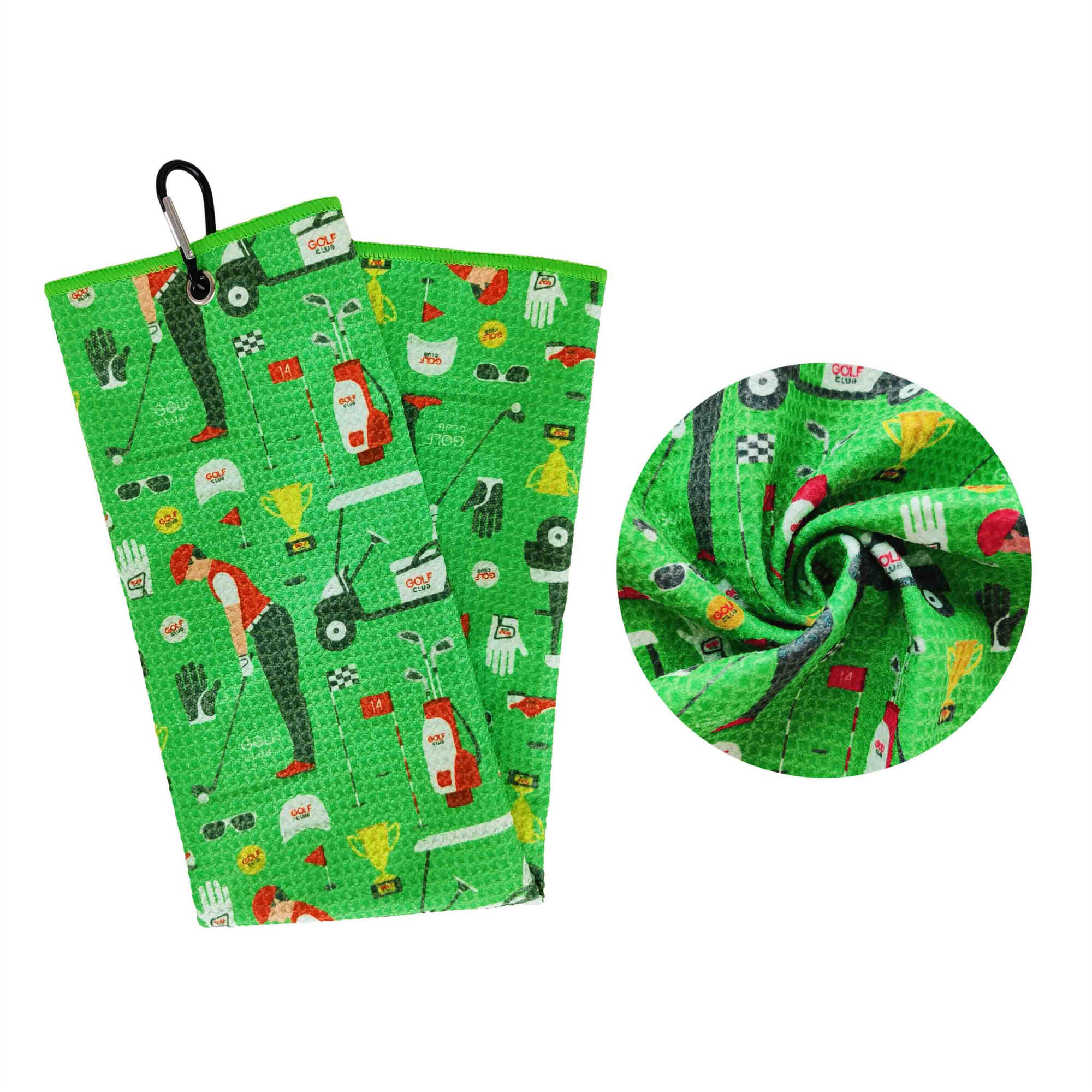 Waffle golf towel