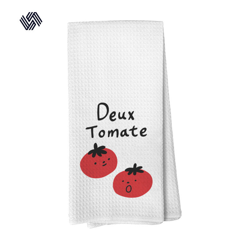 Printed tea towel