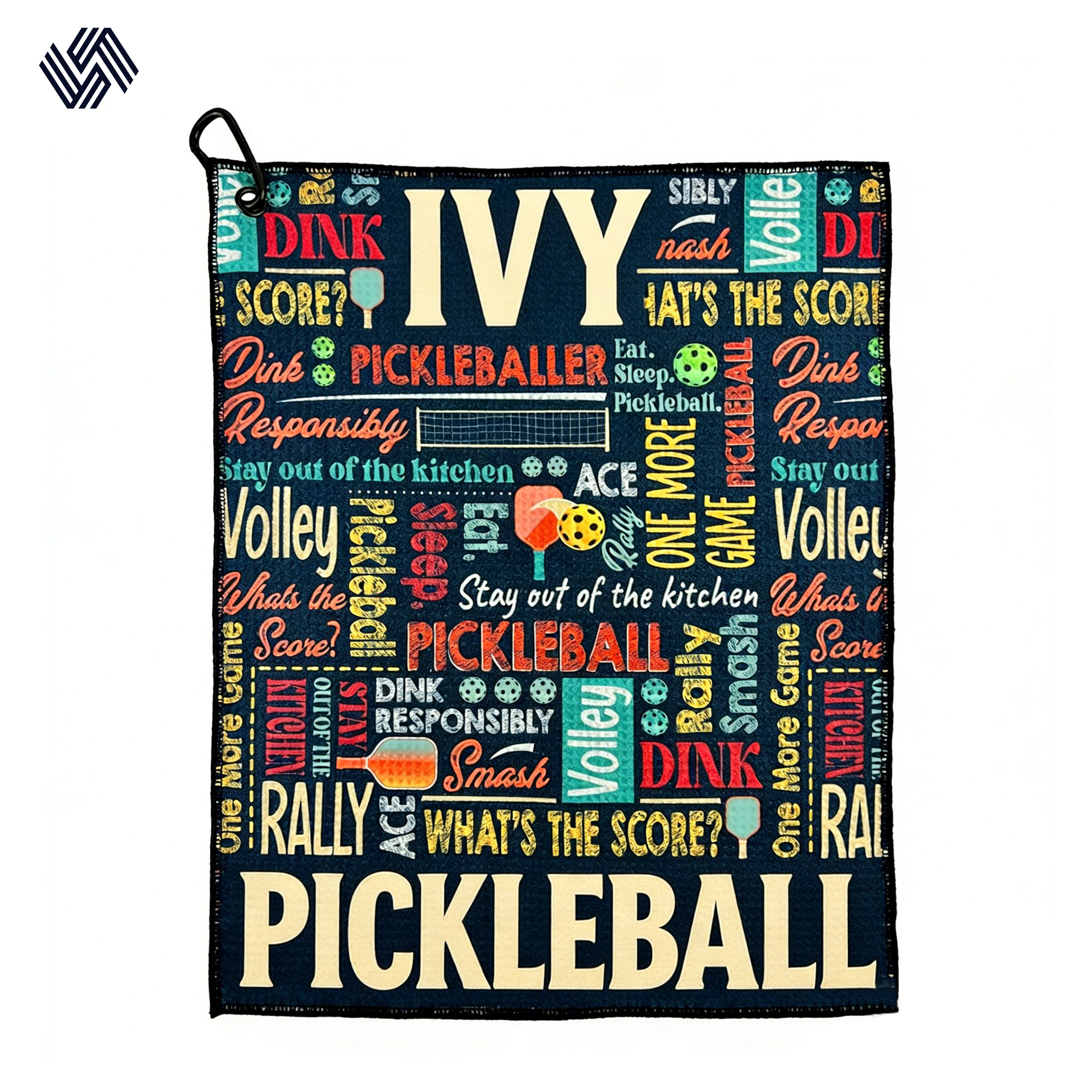 Serviette en microfibre pour pickleball