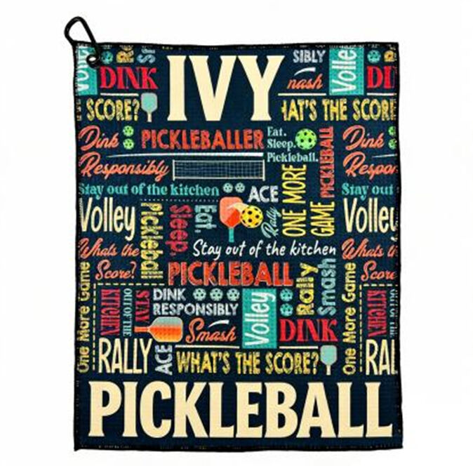 Повысьте свой уровень игры в пиклбол с помощью индивидуальных полотенец