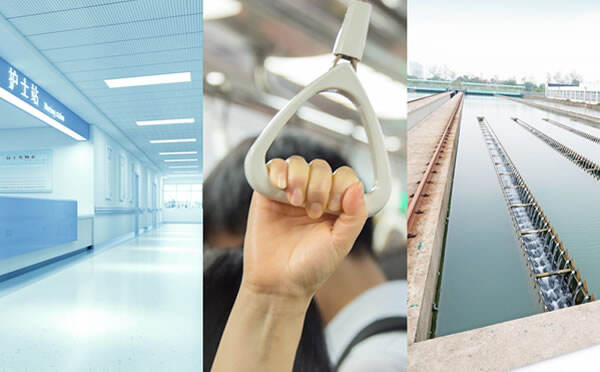 UVC lights for air, surface, water treatment