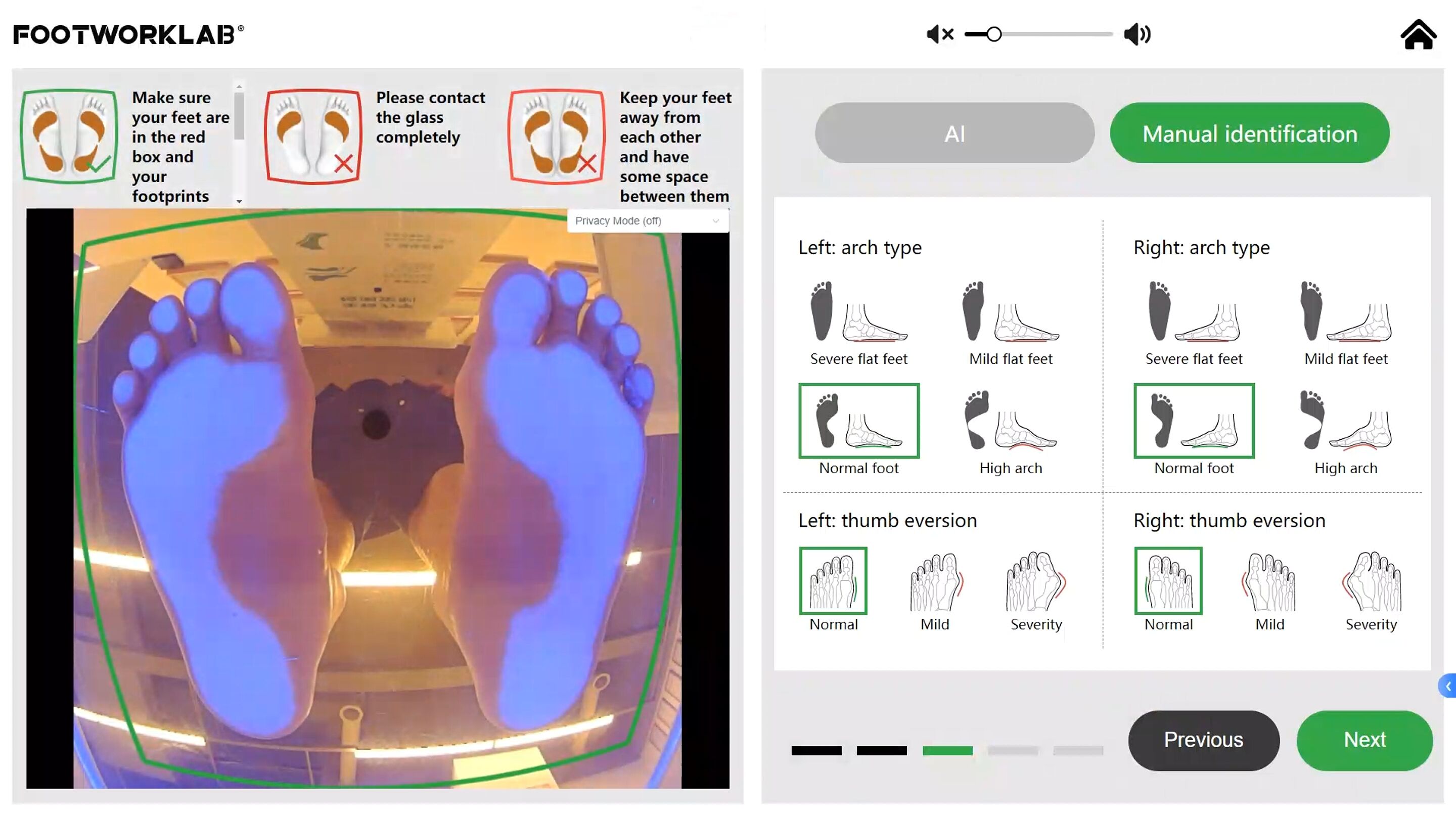 Foot Scanning Machine