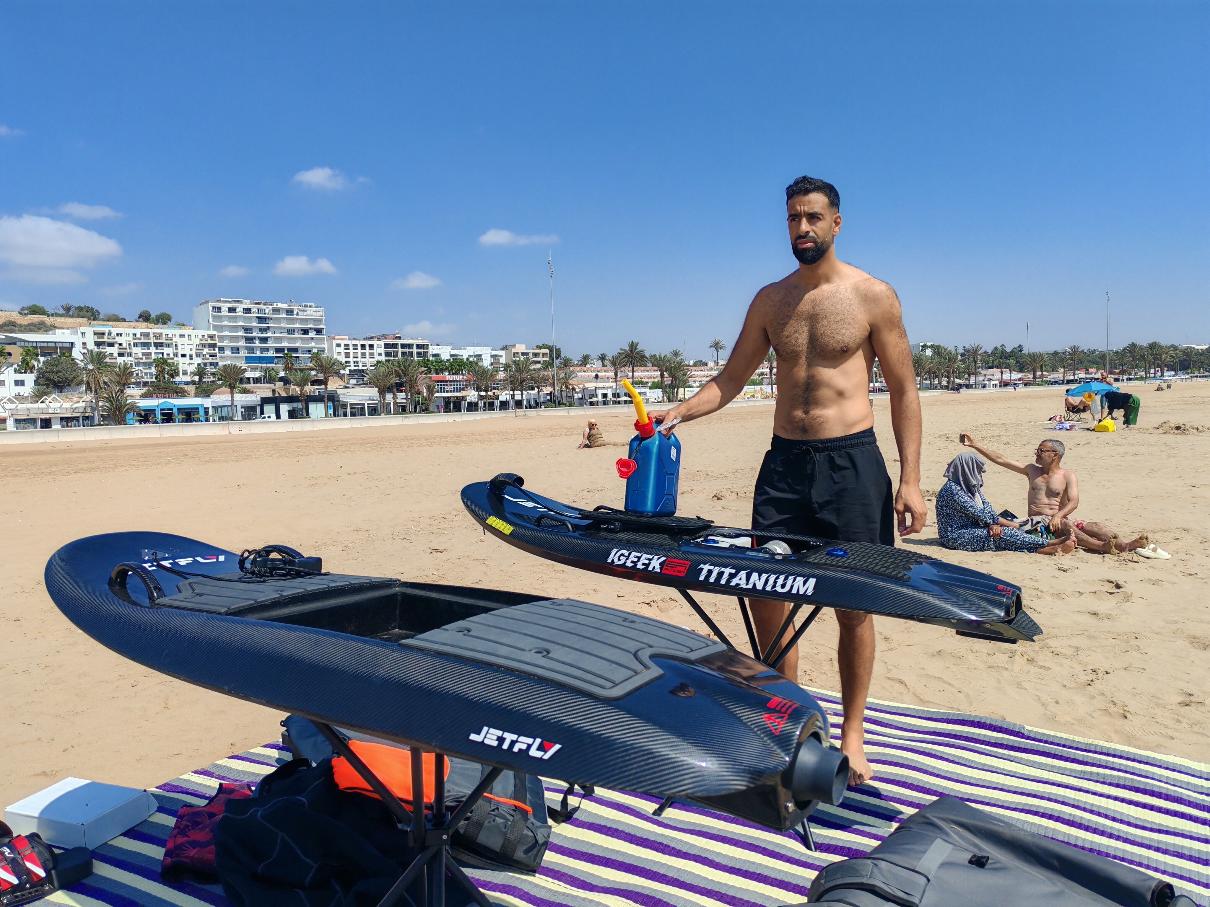 JetFly Agadyro paplūdimyje, Marokas