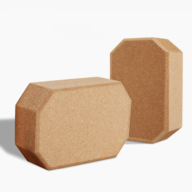 Eco Friendly Customized Cork Eco Yoga Block Set for Yoga Exercises