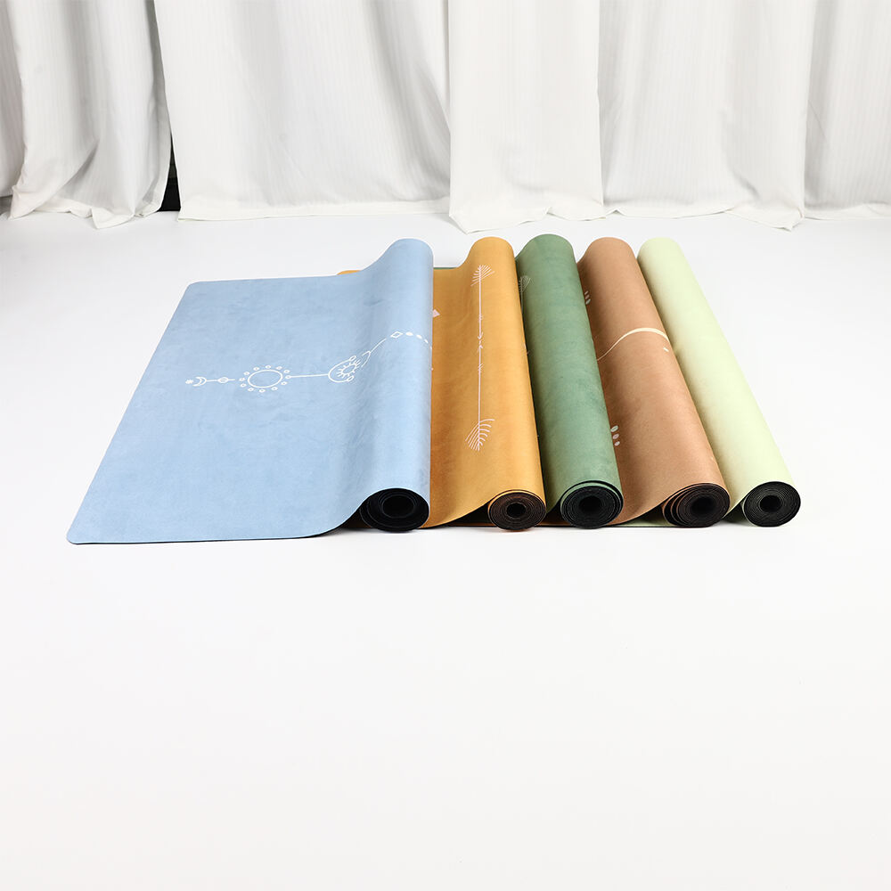 Suede Rubber Yoga Mat Non Slip Eco-Friendly Yoga Mats