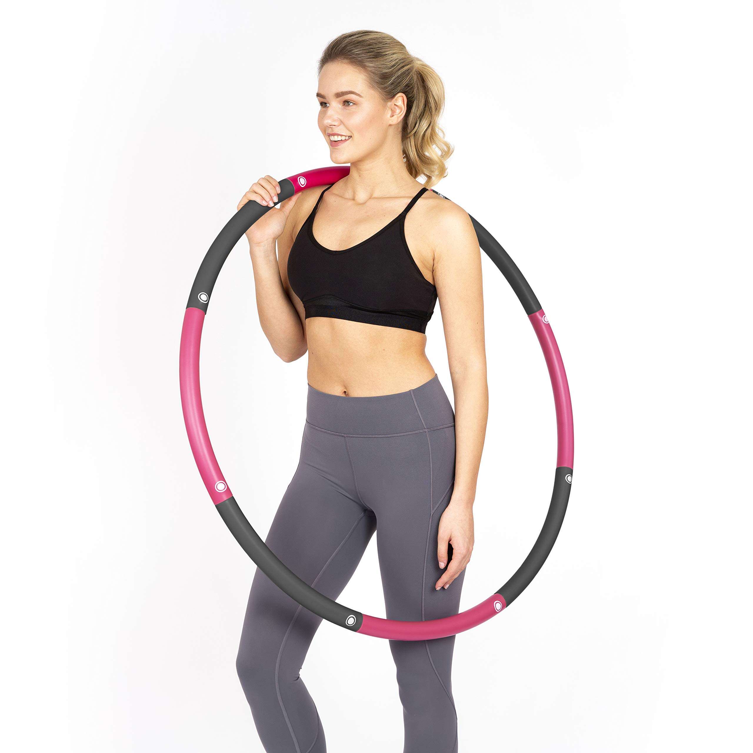 Hoop Eco-Friendly Fitness Exercise Plastic Detachable Sports Ring Hoop For Adults