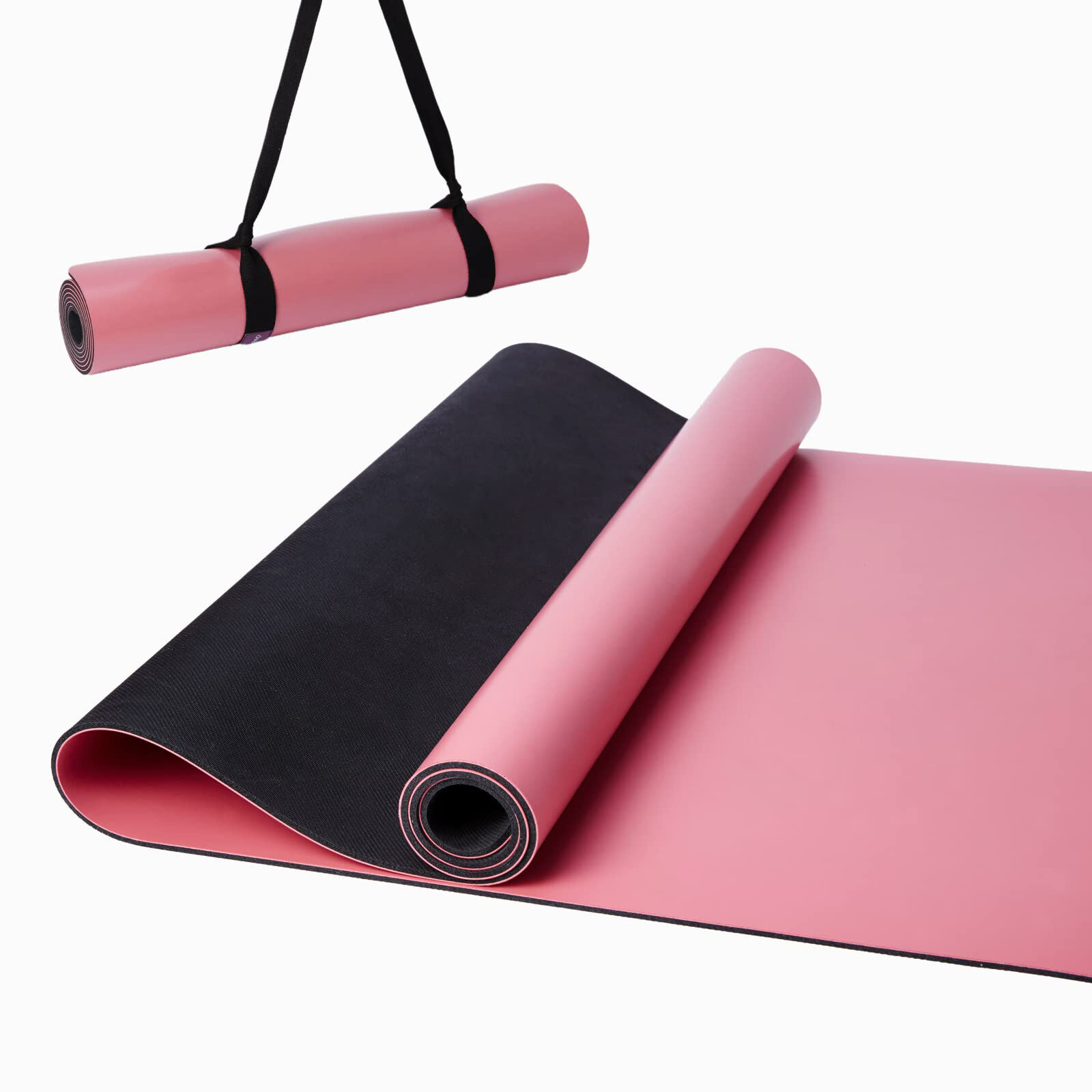 Wholesale Custom Printed Rubber Pu Yoga Mat Eco Friendly with Strap