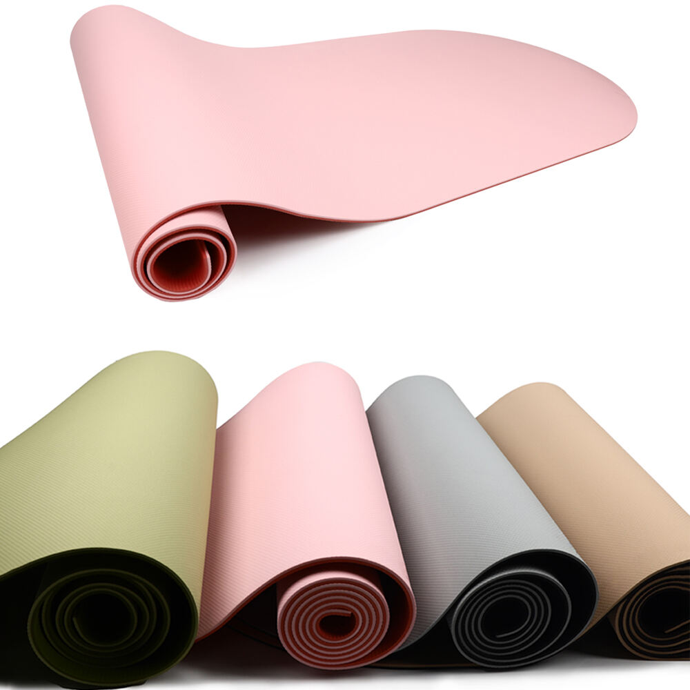 Manufacturer Anti Slip Eco Friendly Thick Arched TPE Pilates Mat