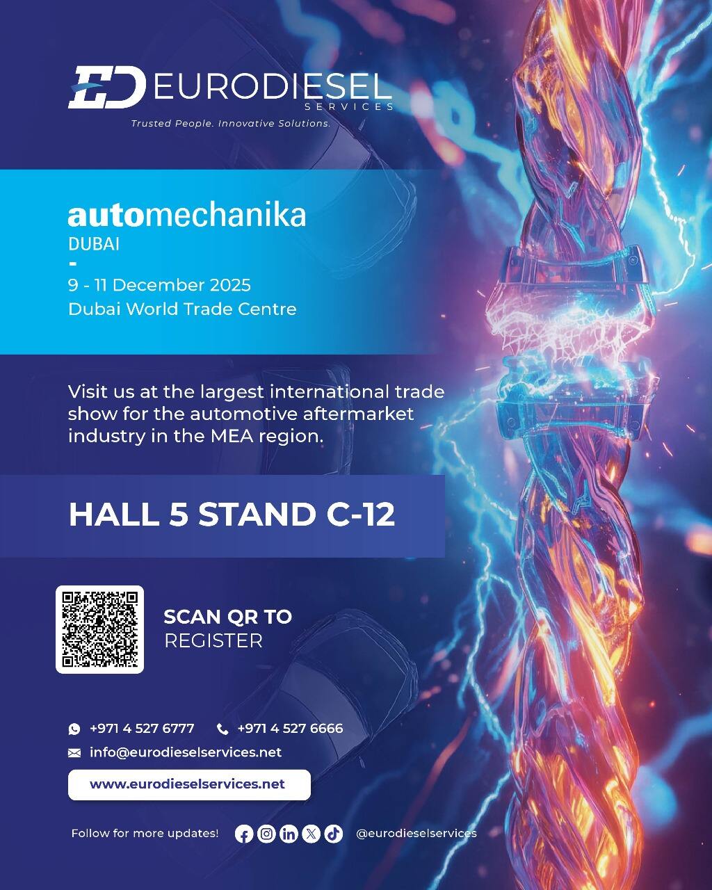 BOTEN is proud to partner with Eurodiesel Services and make a grand appearance at Automechanika 2025!