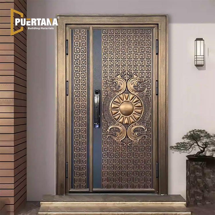 Aluminum Front Door with Smart Lock Compatibility