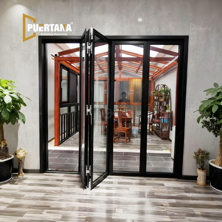 Stylish Light Exterior Aluminum Folding Door for Seamless Indoor-Outdoor Living