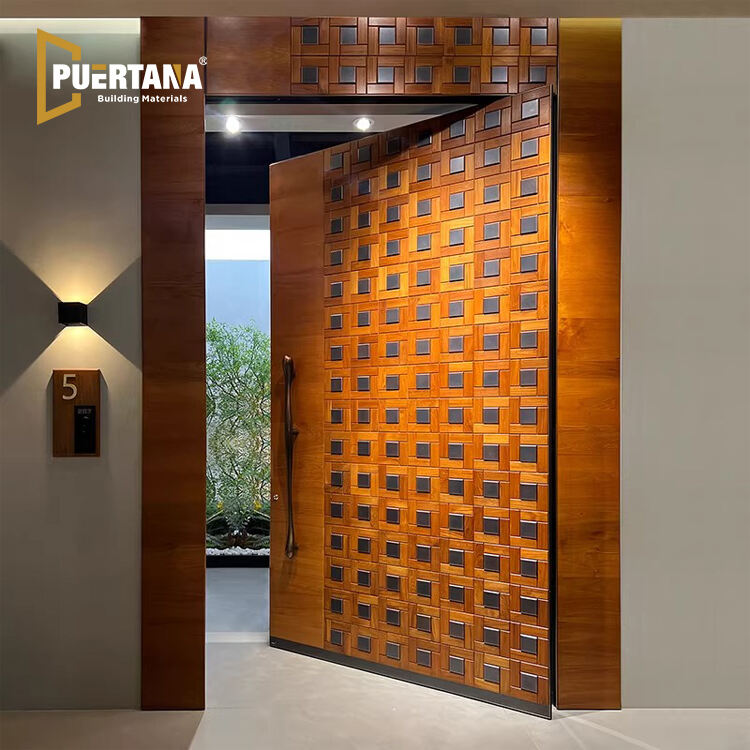 Architectural Aluminum Pivot Door – High-End Luxury Design