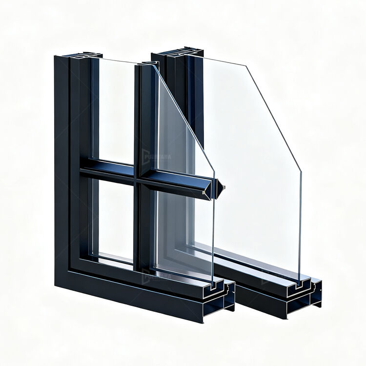 Interior Aluminum Hinged Door Glass Partition Walls Room Dividers ...