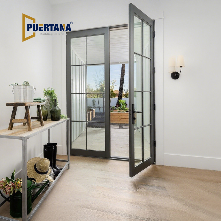 Modern Aluminum Glass Swing French Doors: Effortless Elegance for Every Entryway