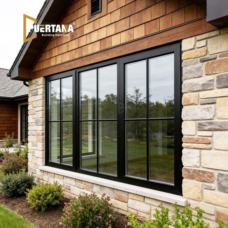 Vintage-Design Ersatz- und Neubau Aluminium-Drehkippfenster nach außen öffnend