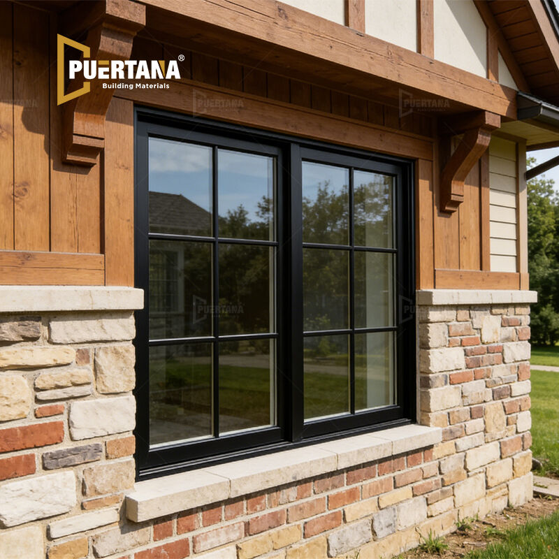 Ventana Corredera Horizontal de Aluminio con Diseño Vintage