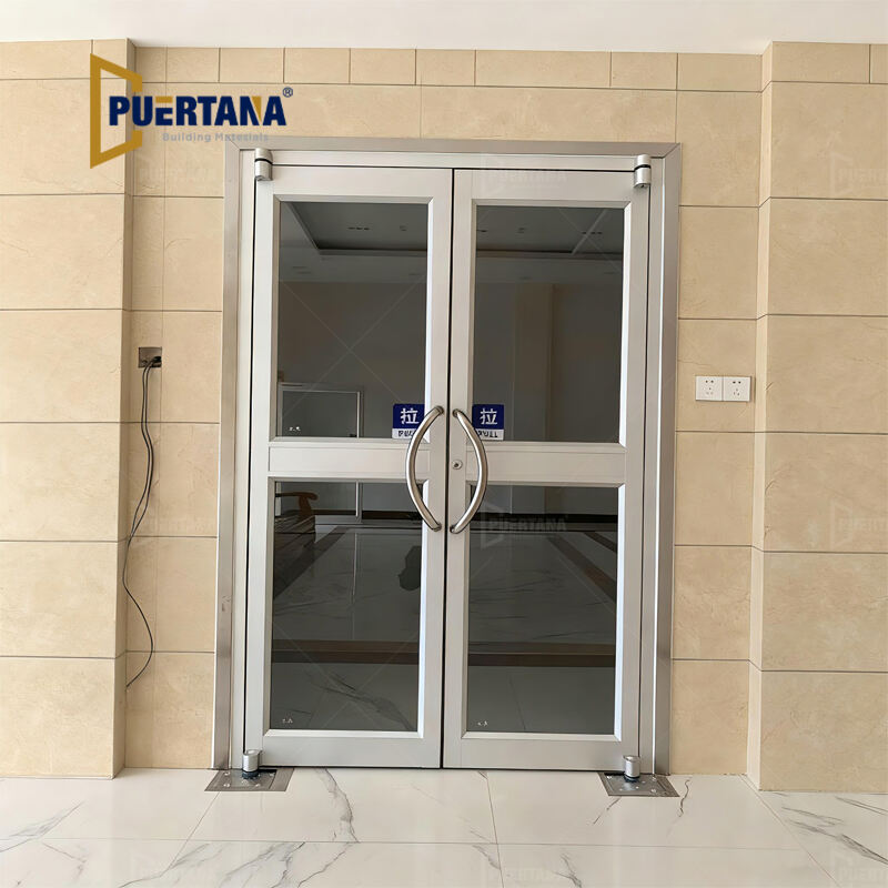 KFC/McDonald's Storefront Entrance Main Door Commercial Passage Aluminum Swing Glass Door