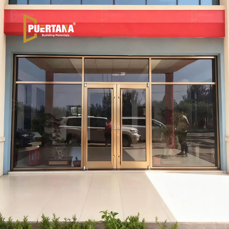 Aluminum Swing Commercial Storefront Door - ADA-Compliant Storefront Door for Public Spaces