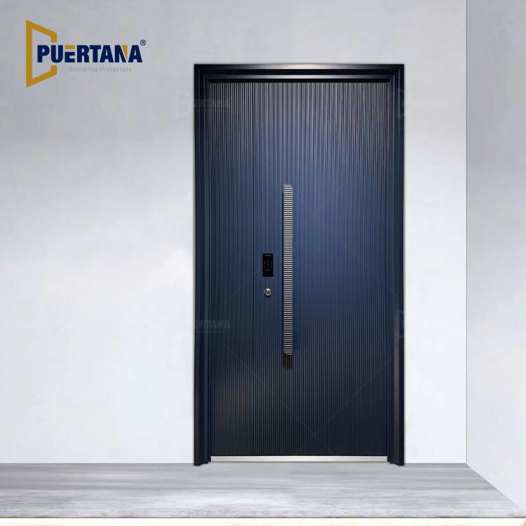 High Security Aluminum Entry Door - Anti-Pry Design