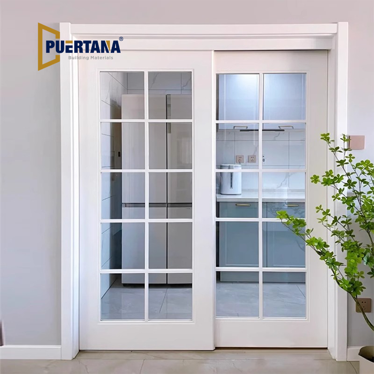 ‌Elegant Solid Wood Sliding Door for Interior Spaces