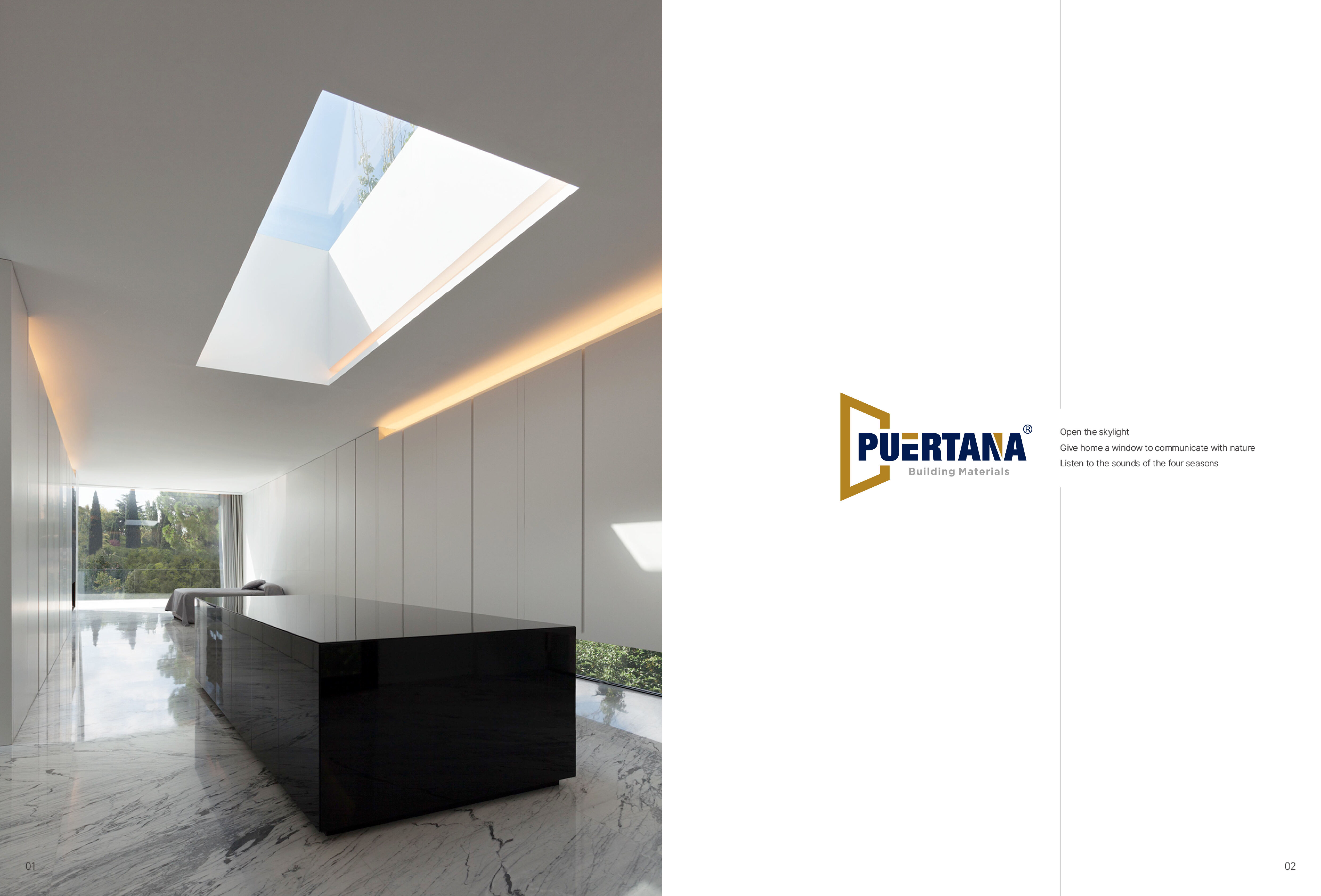 Lucarne en aluminium PUERTANA