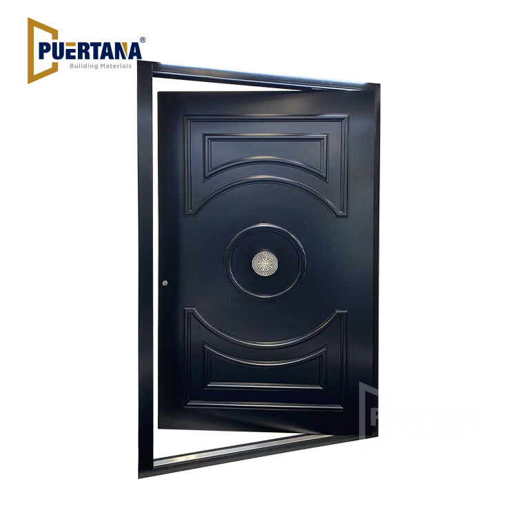 Smart Aluminum Pivot Entry Door‌ - Integrated Access Control